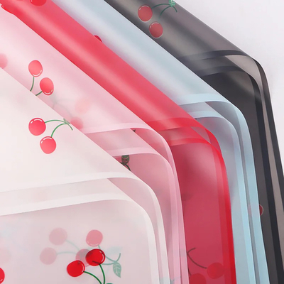Un buen precio. Color personalizado Papel de envoltura de flores impermeable matado de Lizhiran Cherry Blossom 60*30*3cm Tamaño de embalaje para el arreglo de flores en línea