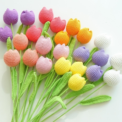 Un buen precio. Tulipa de pila de punto flor eterna regalo floral único y duradero en múltiples colores en línea