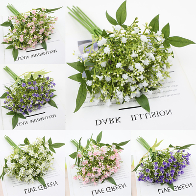 Un buen precio. Bouquet de aliento artificial de bebé en blanco perfecto para bodas y eventos en línea