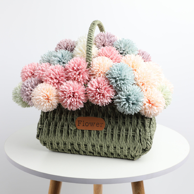 Un buen precio. Boleta de flores de crisantemo artificial de PVC en colores múltiples y vibrantes en línea