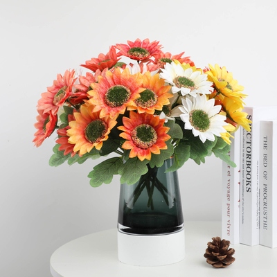 Un buen precio. Bouquet de girasol artificial de 20x27 cm hecho de plástico duradero para una belleza duradera en línea