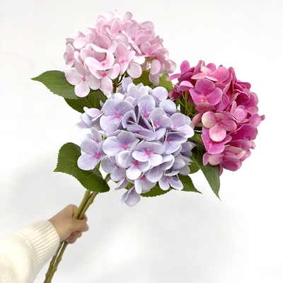 Buen precio Hortensias Bouquet de flores artificiales Hermosa decoración de bodas Variedad Hortensias de colores múltiples en línea