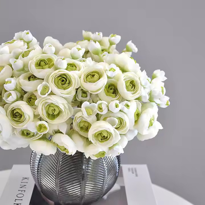 Un buen precio. 6 cabezas Bouquets de peonía Flores artificiales Flores de seda de peonía falsa para la decoración del hogar de la boda en línea