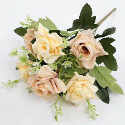 Un buen precio. Artículos de decoración para el hogar de rosas artificiales, accesorios para fotografías de bodas, flores artificiales en línea