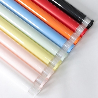 Un buen precio. Marco transparente marco simple opp impermeable papel de envoltura de flores de estilo coreano, ramo de floristería, papel de envoltura de flores de arte rosa material en línea