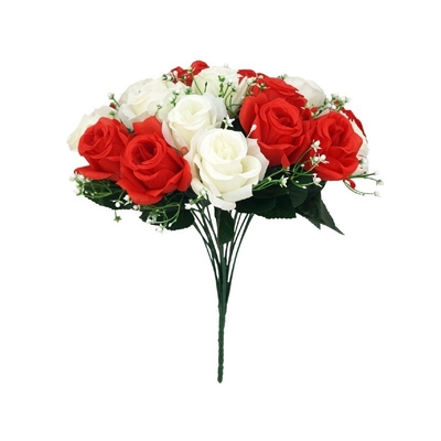 Un buen precio. Bouquets de rosas artificiales, decoración del hogar, arreglos florales, accesorios de bodas para festivales en línea