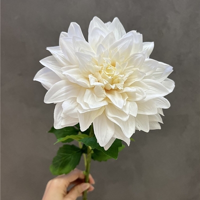 Un buen precio. Simulación del hogar Dahlia decoración de la mesa de comedor interior, flores artificiales escenas de bodas accesorios de fotografía en línea