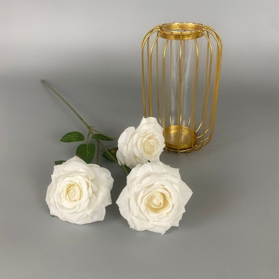 Un buen precio. Rosa flor artificial hotel casa boda señalización de la calle decoración flor artificial en línea