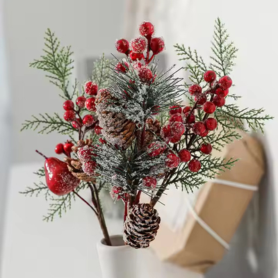 Un buen precio. Decoraciones de Navidad Suministros de decoración de Navidad Picks Articulos Decoración de espuma artificial de Navidad Glitter Picks de flores en línea