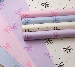 Un buen precio. Papel de embalaje de broches de polka dot bow Kraft en línea