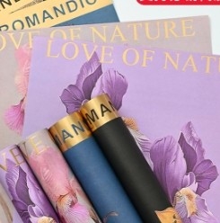 Un buen precio. Estampado en caliente Fauvismo Papel de flores Papel de embalaje de flores en línea