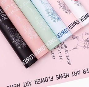 Un buen precio. Papel de envoltura de flores Matisse a prueba de agua en línea