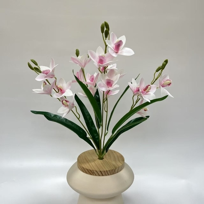 Un buen precio. Nuevo producto simulación flor 5 tenedor paquete Huilan Salón de estar Muebles para el hogar Hoteles Ornamentos Fotografía Decoración Falso ramo en línea