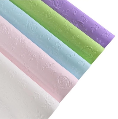 Un buen precio. Venta al por mayor de papel elegante de textura en relieve, embalaje de ramo de flores espeso, papel de arte popular, embalaje de flores, papel en relieve tridimensional en línea