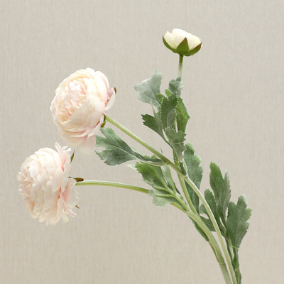 Alta gama de interiores de estilo nórdico en masa de 3 cabezas de loto en forma de mil flores artificiales de decoración de la casa sala de estar flor artificial mayorista