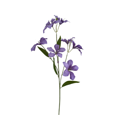 Orquídea de llama artificial de 7 cabezas, Bauhinia artificial, decoración del hogar, orquídea artificial, fotografía y decoración de bodas, flor artificial