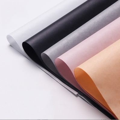 Papel de envoltura de flores, papel de pera de color sólido, papel de envoltura de ramos, papel de color natural impermeable, materiales para la decoración de flores, suministros de tiendas de flores