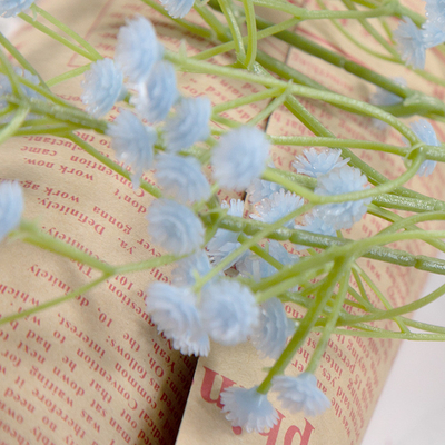 Un buen precio. Sencilla sensación, cielo estrellado, decoración de bodas de novia, ramo de mano, decoración de flores caseras falsas en línea
