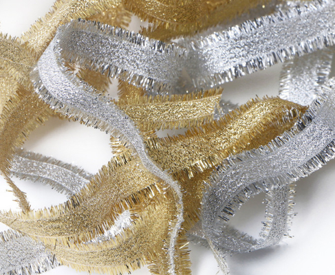 Un buen precio. Meisida Oro y Plata Cinturón de pelo de merluza regalo pastel de flores hornear decoración de boda cinta de merluza de oro y plata en línea