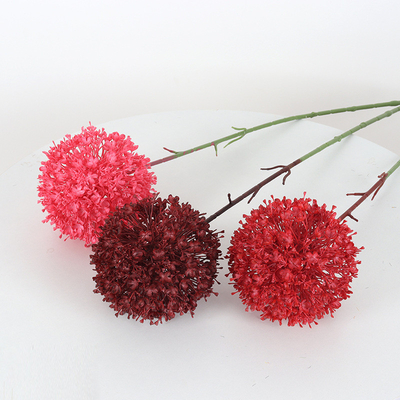 Un buen precio. Personalizado una sola bola de escalón plástico flor de la boda simulación de la flor de la sala de bodas guía de ruta de la flor de la disposición de la flor de la decoración de la flor falsa en línea