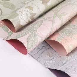 Un buen precio. Papel de embalaje de flores impermeable para jardines secretos de BOPP en línea
