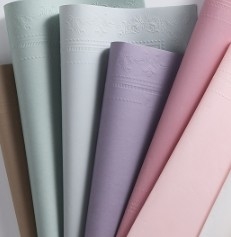 Un buen precio. Papel de embalaje de flores de relieve tridimensional de las rosas de Versalles en línea
