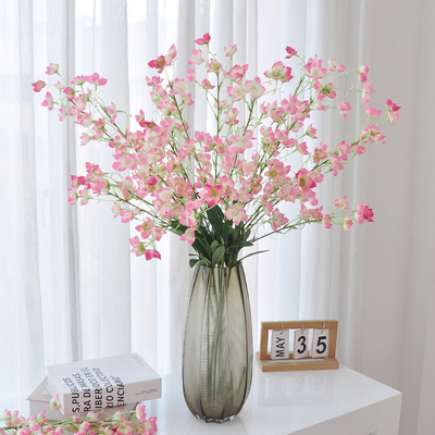 Un buen precio. Flor de campana artificial de estilo coreano de estilo InS flor artificial de estudio de fotografía accesorios de fotografía, plástico artificial flor artificial de viento flor de campana flor artificial en línea
