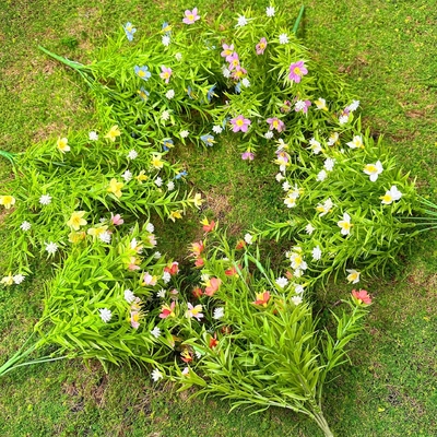 Un buen precio. Cielo de flores simulado lleno de estrellas, decoración de un solo arreglo de flores artificiales, sala de estar de estilo rural, decoración del patio, decoración del gabinete de televisión en línea