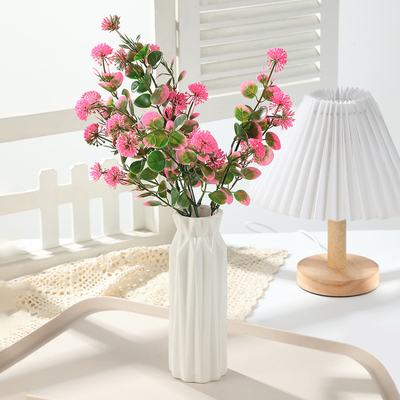 Un buen precio. Bouquet de bodas al aire libre, flores artificiales, flores para la decoración del hogar, plantas verdes, flores artificiales de plástico en línea