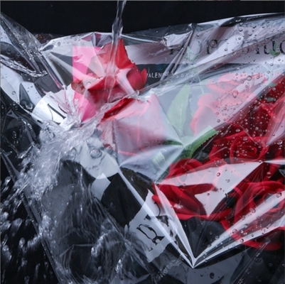 Un buen precio. Bolso a prueba de polvo para ramos de flores, cubierta de embalaje transparente e impermeable para flores frescas, embalaje de película adhesiva de plástico, envoltura de flores, celofán en línea