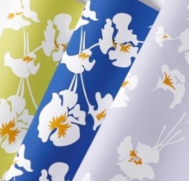 Un buen precio. Papel de pluma de iris, papel de embalaje de flores a prueba de agua en línea
