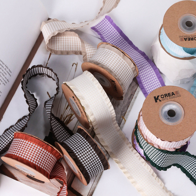 Cinta Tejida con Borde de Hoja de Loto y Mil Pájaros: El Complemento Perfecto para Tus Bolsos, Sombreros y Accesorios de Ropa DIY