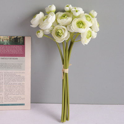Un buen precio. Simulación de mini flor de loto conferencia de fotografía para el hogar pequeños ramos decorativos, adornos de salón y mesa de comedor y flores decorativas de peonía en línea