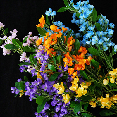 Un buen precio. Imitación de fotografía con dedos de belleza y accesorios de decoración de fotografía, flor pequeña única, flor artificial, flor de manzana, arreglo floral simulado al estilo europeo en línea