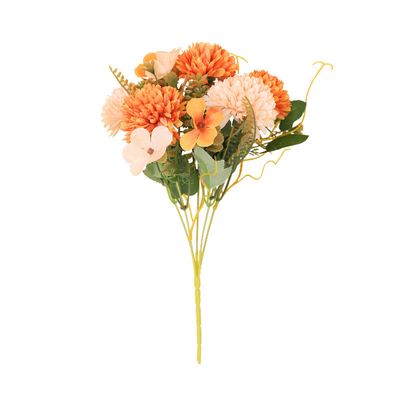 Un buen precio. Decoración de crisantemo artificial, flores de seda, manzanilla, arreglo de fotos de la sala de estar, ramo de flores, flores artificiales, orquídea, crisantemo en línea