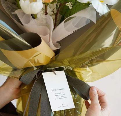 Un buen precio. Boquete de cinta de lino suave estilo coreano corbata en púrpura para el Día de San Valentín Panadería y floristería Embalaje Materiales de bricolaje en línea
