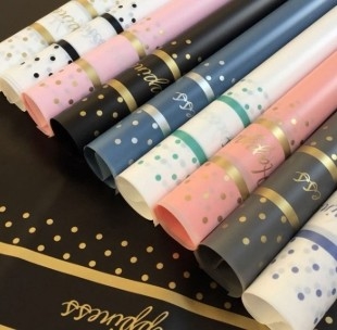 Un buen precio. Pequeño papel de embalaje de flores correo Su a prueba de agua en línea