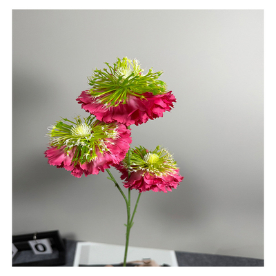 Flor de simulación de bodas, molinos de viento, escalones, crisantemos, flores falsas, boda, banquete de hotel, bienvenida, arreglo de flores, decoración, flores de seda