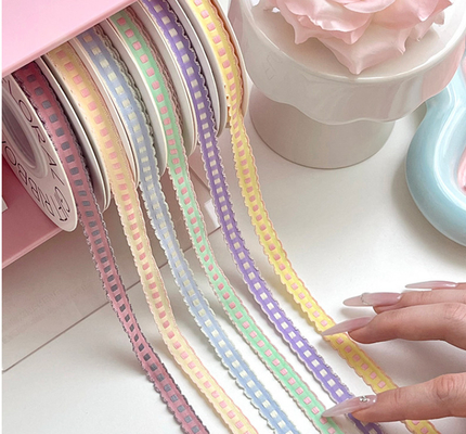 Un buen precio. Lazo Grilla de salto cinta de flores paquete de arco corbata pastel horneado cinta de arte floral material artesanal hecho a mano en línea
