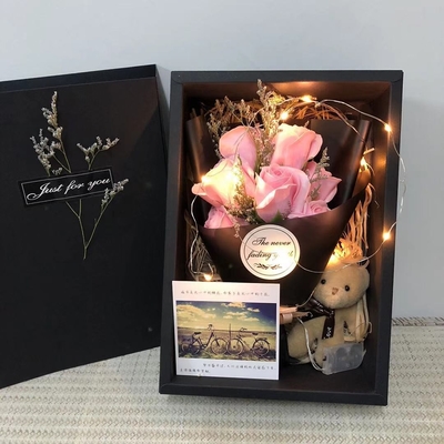 Un buen precio. Caja de regalo de oso rosa al por mayor transfronteriza, regalo de cumpleaños práctico para el Día del Maestro, caja de regalo sincera, de alta gama para tu novia en línea