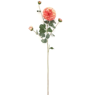 Un buen precio. Simulación de estilo europeo coral flor de Dali flor de Dali boda decoración para el hogar floristería ramo flor de seda decoración flor falsa flor en línea