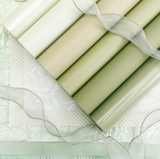 Papel de embalaje de flores de la menta manbo