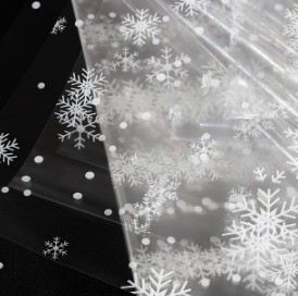 Un buen precio. Partysu Vidrio de nieve transparente Papel de embalaje de flores floral impermeable Tiempo de envío 30-45 días en línea