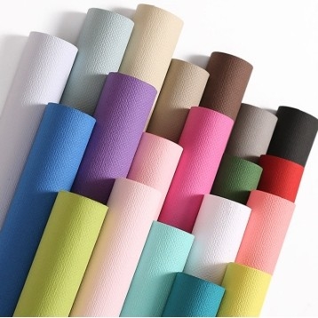 Un buen precio. 57*57cm Partysu Papel de lino tridimensional Papel de embalaje de flores florales impermeable para decoraciones de fiestas en línea