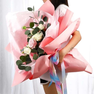 Papel perlado impermeable engrosado estilo coreano, papel para envolver flores, papel para forro de ramo, papel para envolver pasteles
