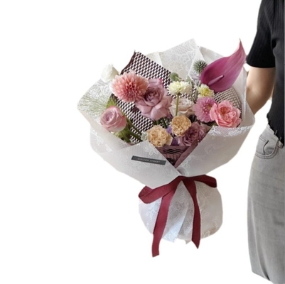 Un buen precio. Papel de envoltura para ramos OPP Matte / Nosa Material de embalaje de flores transparente en línea
