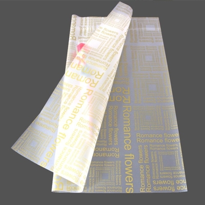 Un buen precio. Papel mate con letras en inglés para envolver flores, papel esmerilado semitransparente y materiales florales para envolver regalos en línea