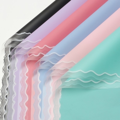 Un buen precio. Material de arte floral para fiestas de bricolaje con borde ondulado y semitransparente, tiempo de envío 30-45 días en línea