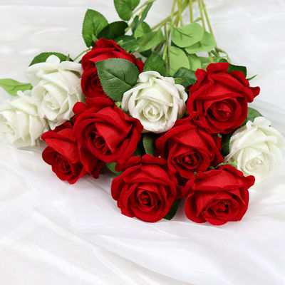 Un buen precio. Valentine's Day New Swan Velvet Fabric Flower Packaging Paper en línea