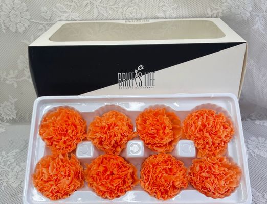 Un buen precio. Cabezas de flores de clavo eterno, 8 piezas de materiales de bricolaje mayorista, regalo premium para el día de la madre, ramo de flores secas de rosas en línea